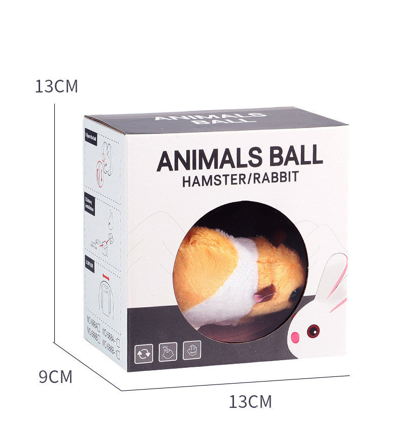 Simulated Hamster Rabbit Electric Rolling Ball Cat
