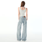 Women's Loose Slimming Chic Wide Leg Jeans