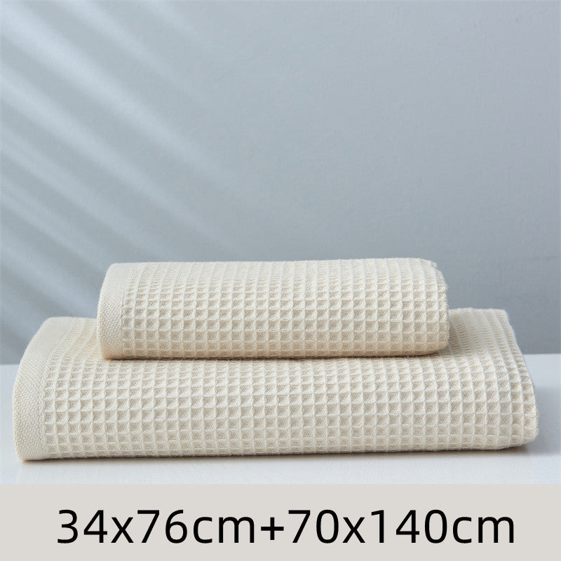 Pure Cotton Japanese Style Absorbent Household Honeycomb