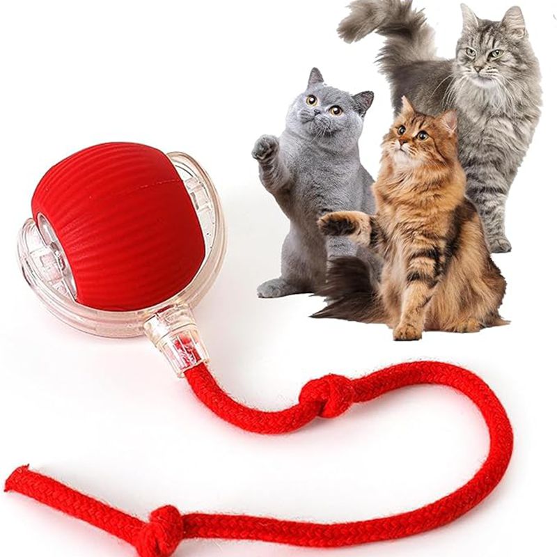 Cat Interactive Ball Toys Automatic Rolling Ball