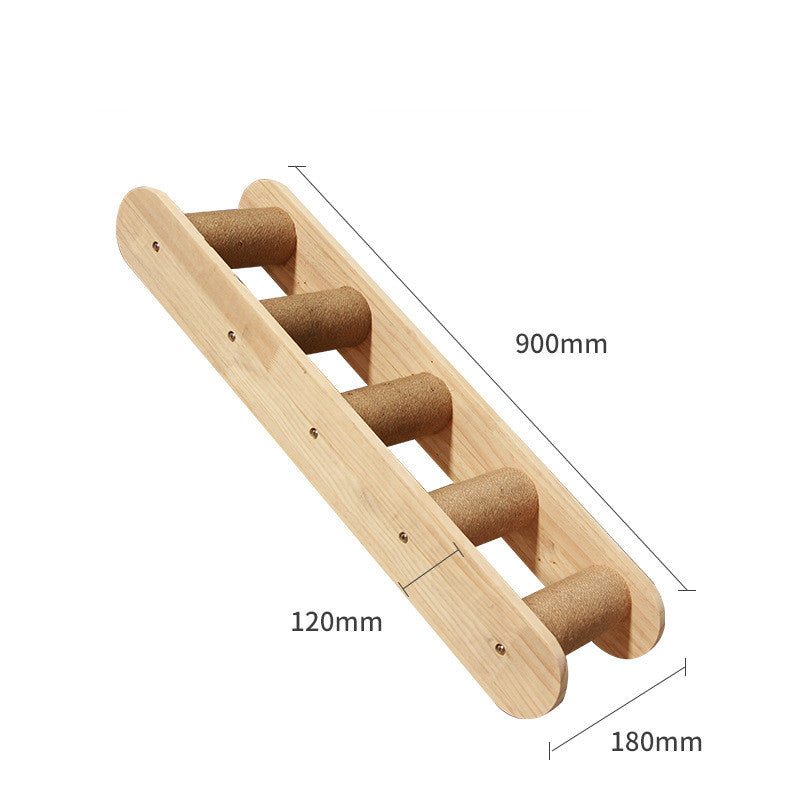 Pet Cat Climbing Frame Wall Type Solid