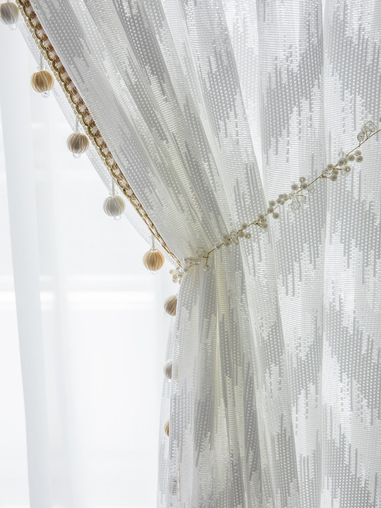 Solid Color Bedroom Curtain