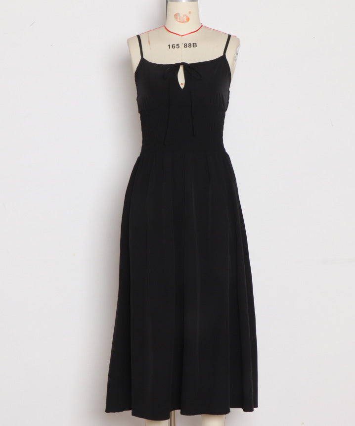 Lace Up Waist Cinching Womens Slip Dress