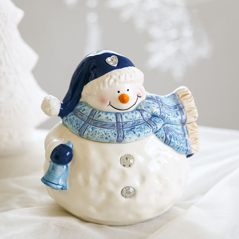 Christmas Snowman Ceramic Tableware & Ornament Set