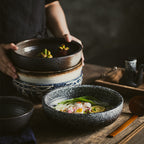 Retro Style Ceramic Soup Bowl