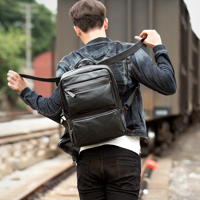 Leather Backpack 2