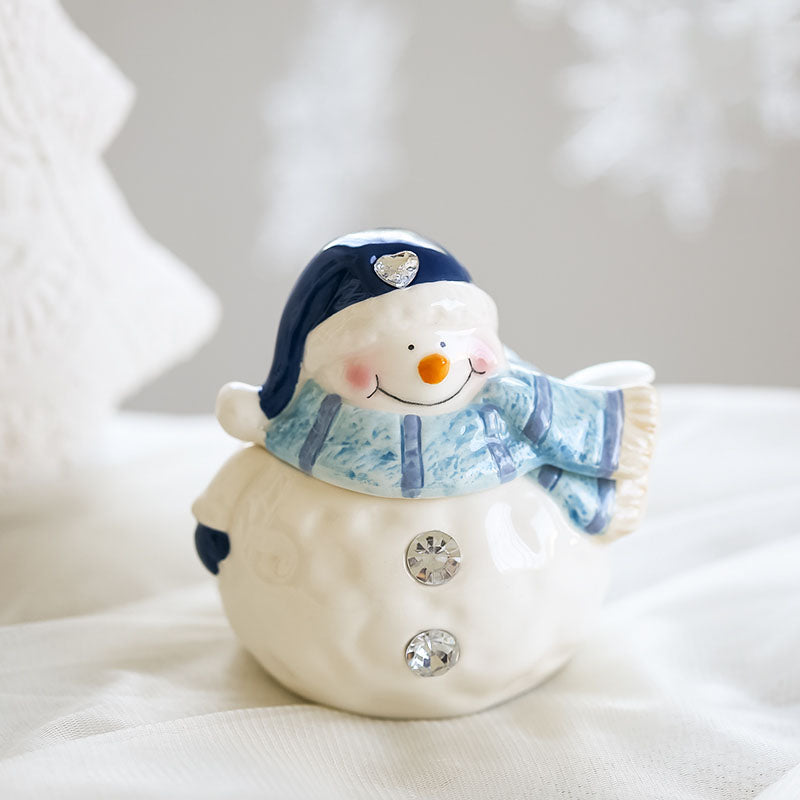 Christmas Snowman Ceramic Tableware & Ornament Set
