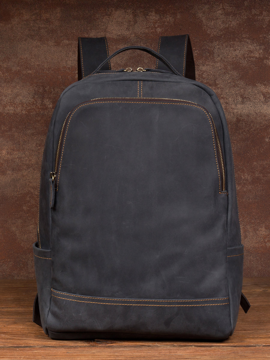 Leather Mens Backpack Leather Travel Backpack
