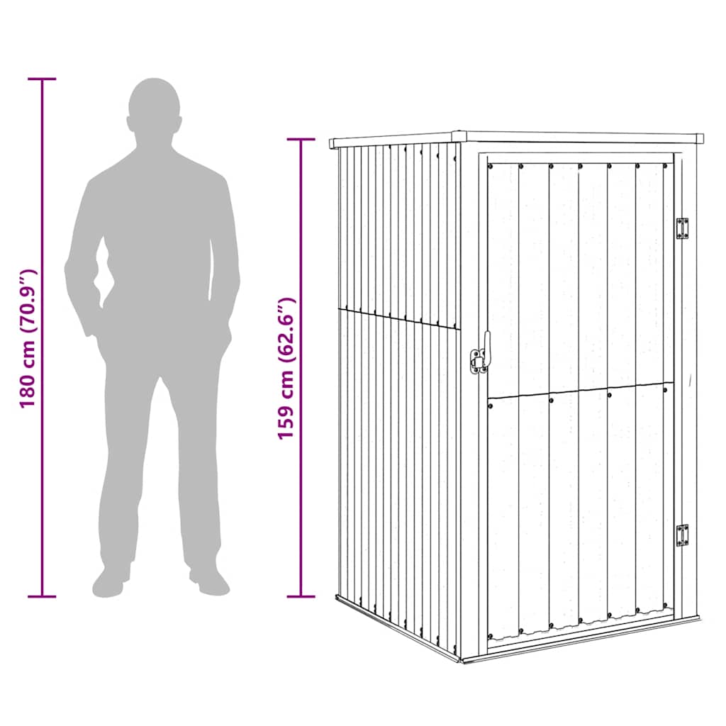 Garden Shed 88X Galvanized Garden Shed 88X