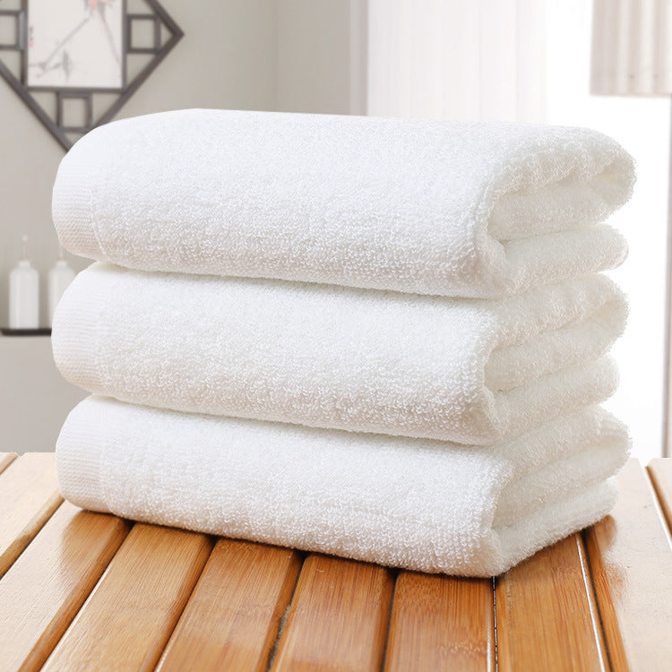 White Towel For Foot Massage