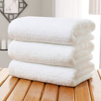 White Towel For Foot Massage