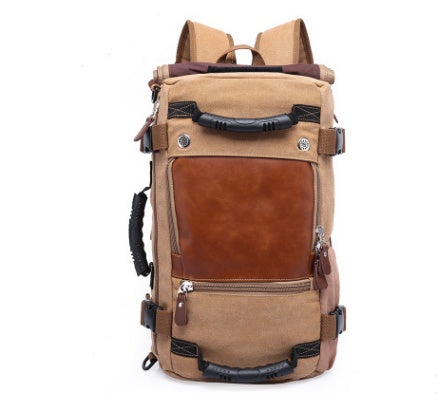 Retro Casual Korean Large Capacity Backpack Mens