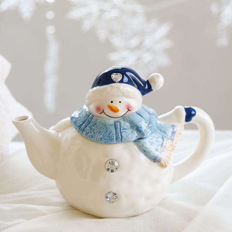 Christmas Snowman Ceramic Tableware & Ornament Set