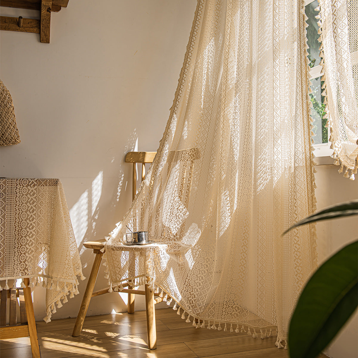 Bohemian Lace Window Screen