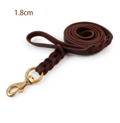 The First Layer Of Leather Dog Leashes