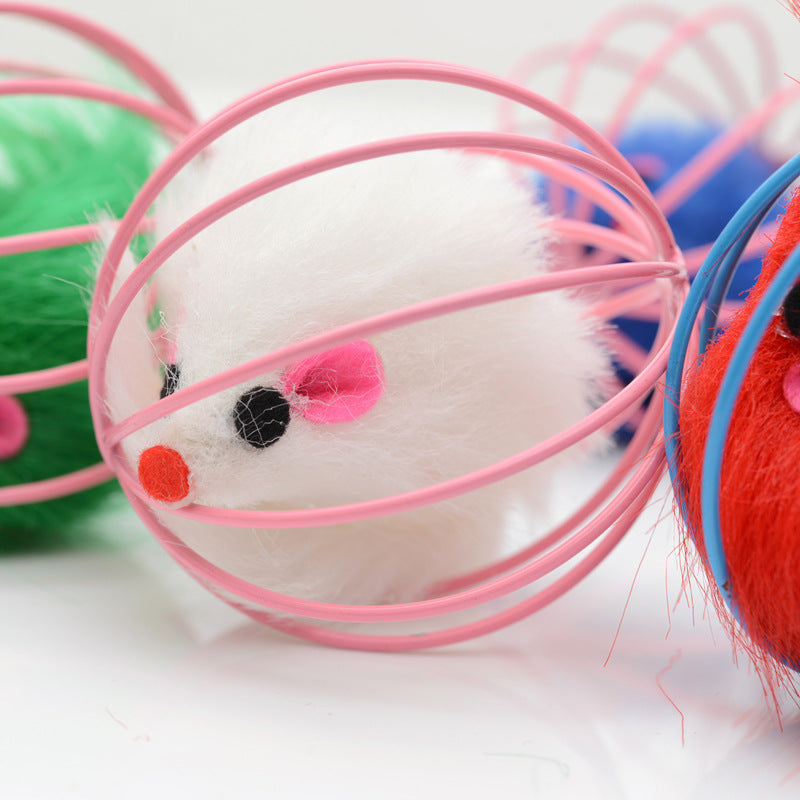 Wire Cage Mouse Cat Toy