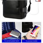New Business Computer Backpack Travel Waterproof Mens
