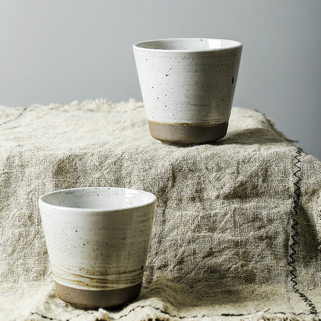 Handmade Retro Stoneware Personality Tea Cup