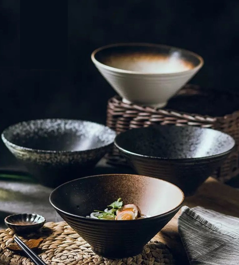 Japanese Ceramic Large Ramen Bowl