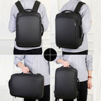 Mens Backpack Business Usb Waterproof Simple Backpack