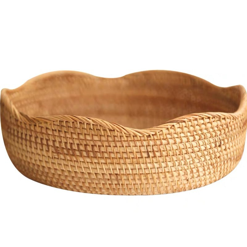Woven Rattan Fruit & Snack Basket