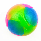 High Stretch Dog Toy Ball Luminous Tricolor
