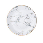 Marble Effect Ceramic Western Dinner Plate