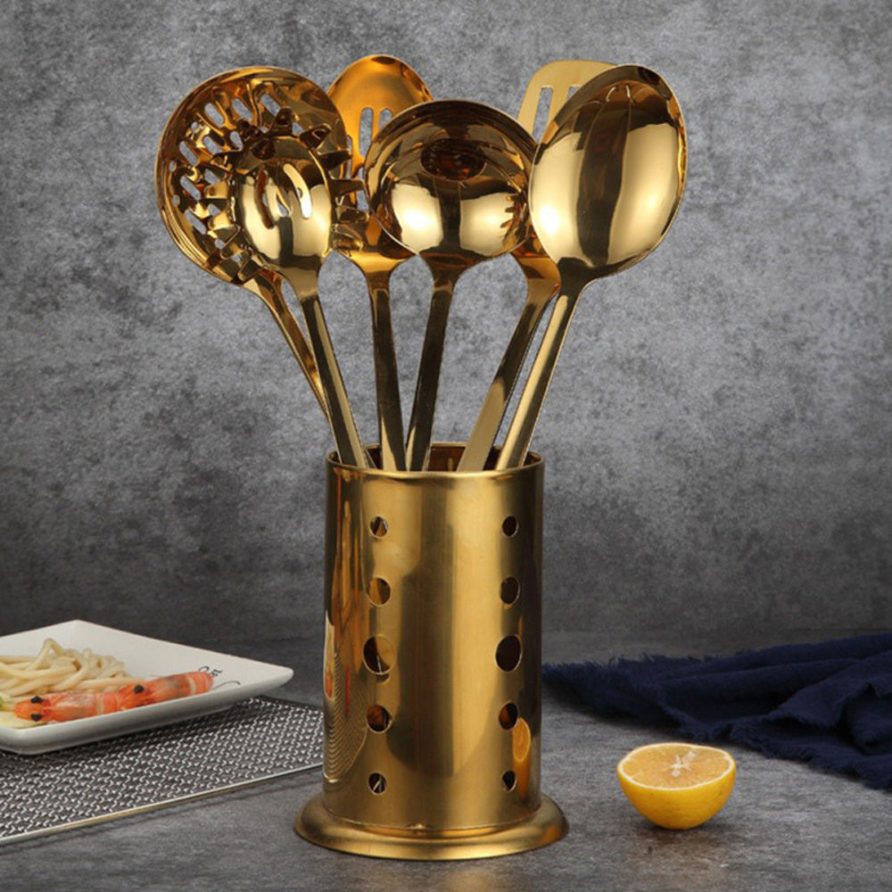 Stainless Steel Kitchen Spoon & Spatula Set