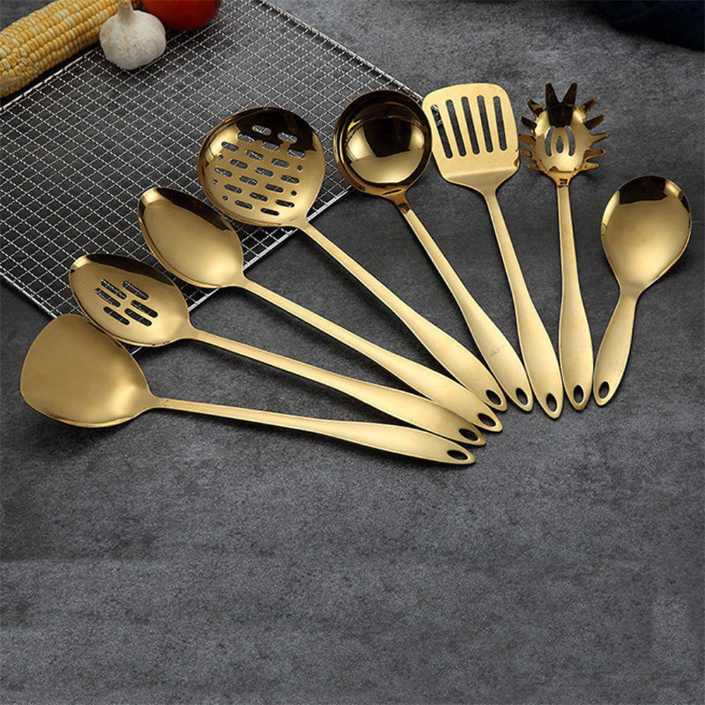 Stainless Steel Kitchen Spoon & Spatula Set