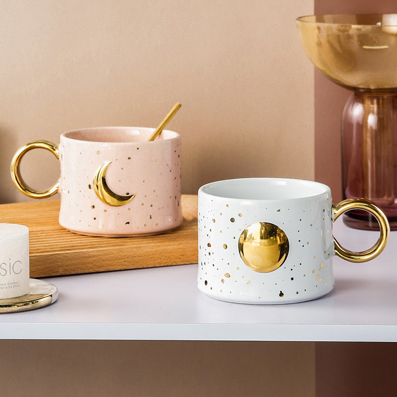 Ceramic Couple Pair Mug Set