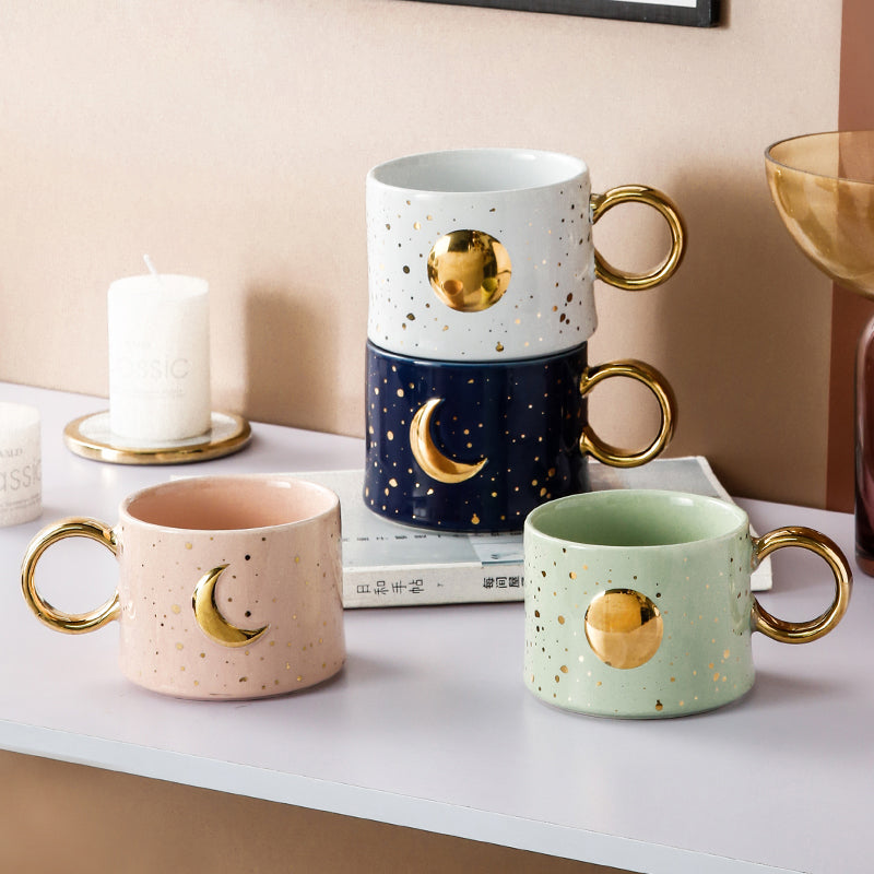 Ceramic Couple Pair Mug Set