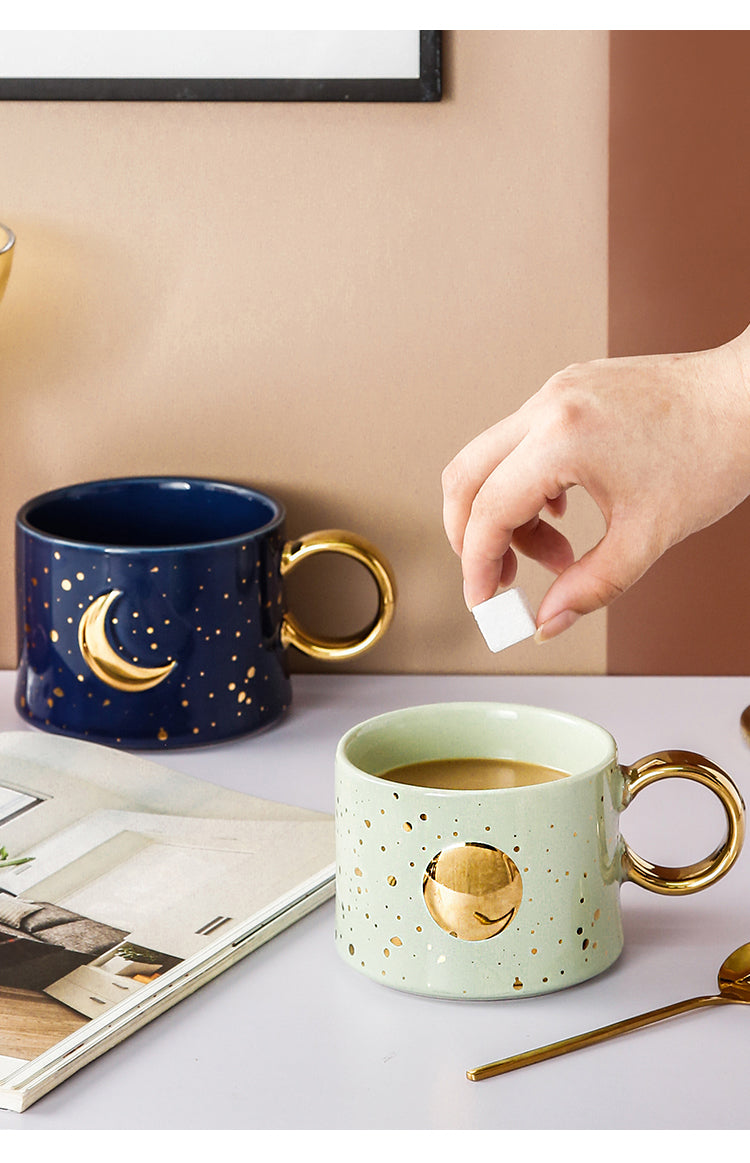 Ceramic Couple Pair Mug Set