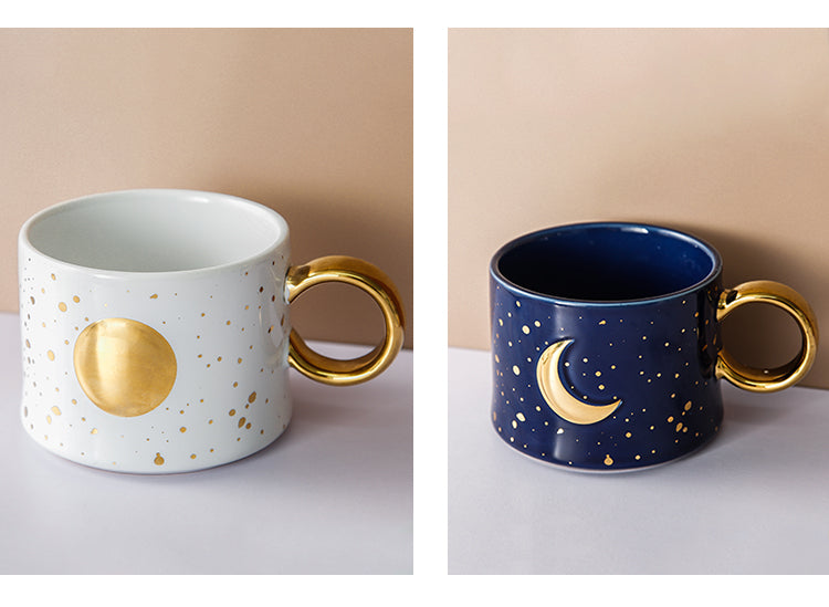 Ceramic Couple Pair Mug Set