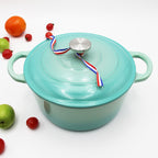 Cast Iron Enamel Casserole Pot