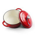 Cast Iron Enamel Casserole Pot