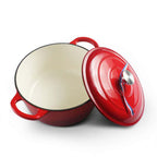 Cast Iron Enamel Casserole Pot