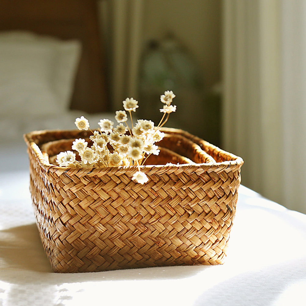 Traditional Woven Household Storage Basket
