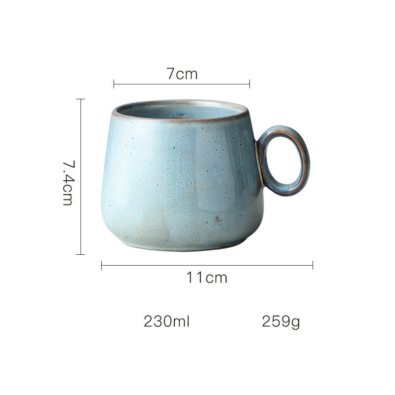 Retro Kiln-Fired Ceramic Coffee Cup