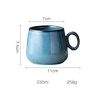 Retro Kiln-Fired Ceramic Coffee Cup