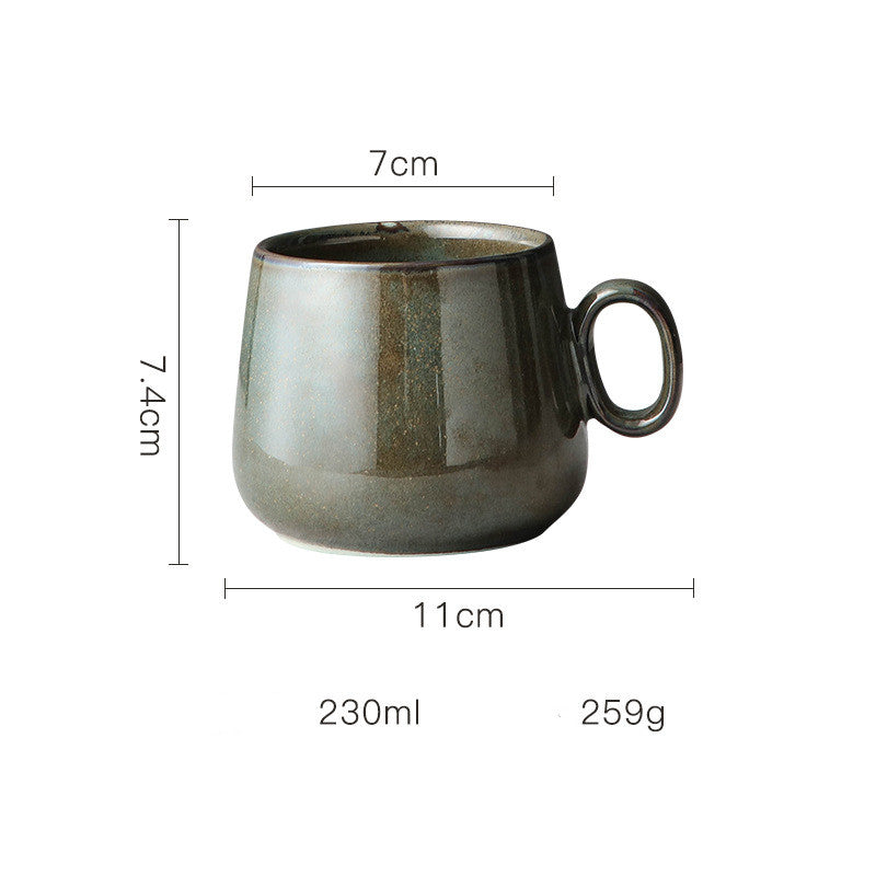 Retro Kiln-Fired Ceramic Coffee Cup