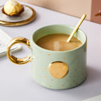 Trendy Ceramic Couple Mug Set