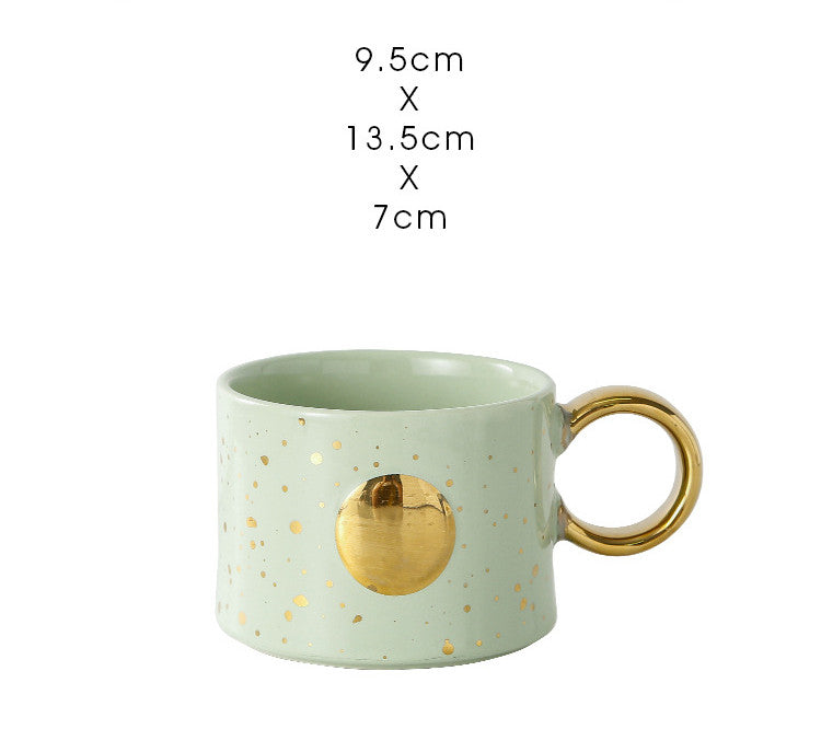 Trendy Ceramic Couple Mug Set