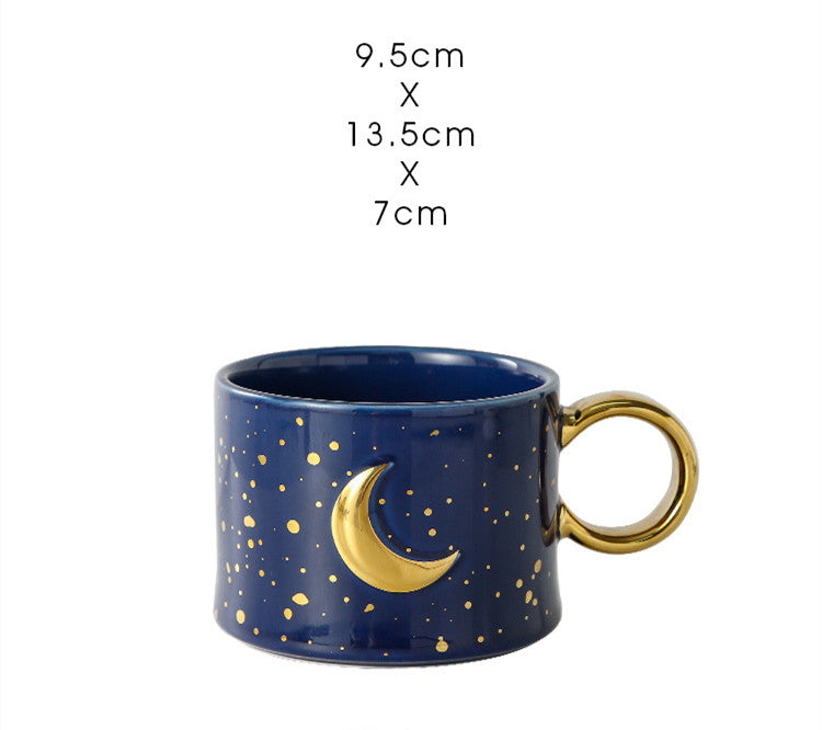 Trendy Ceramic Couple Mug Set