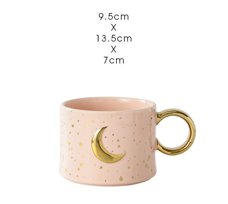 Trendy Ceramic Couple Mug Set