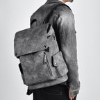Korean Mens Backpack Mens Usb Trend Fashion