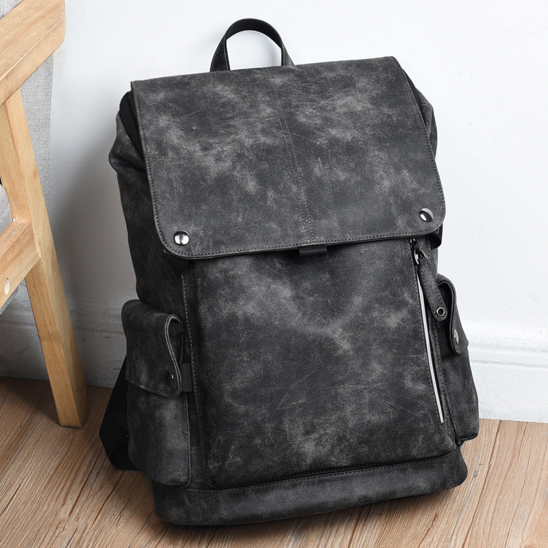Korean Mens Backpack Mens Usb Trend Fashion