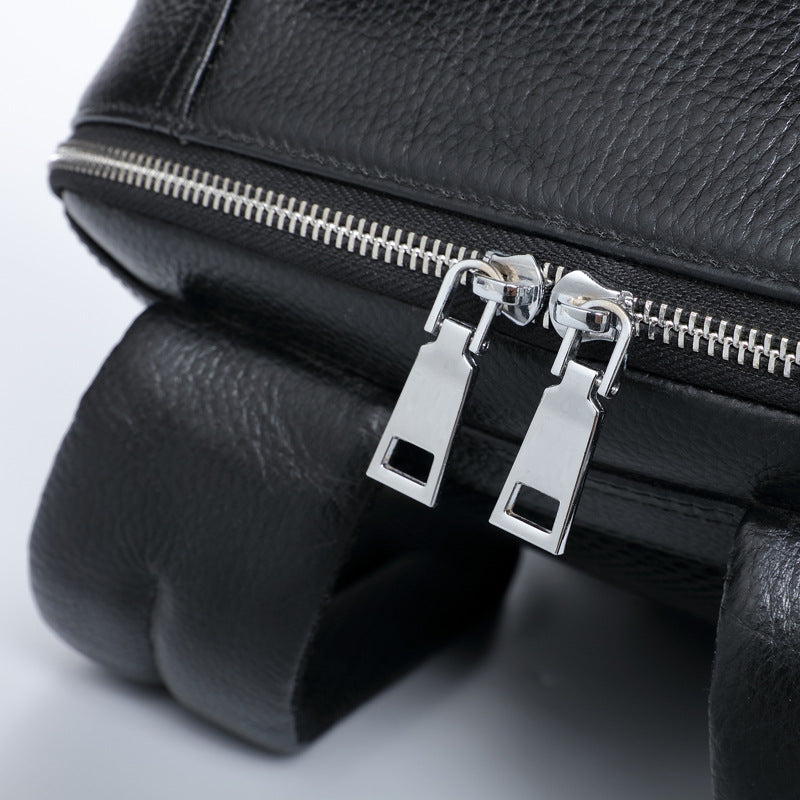 New Mens Backpack Business Leather Backpack Large