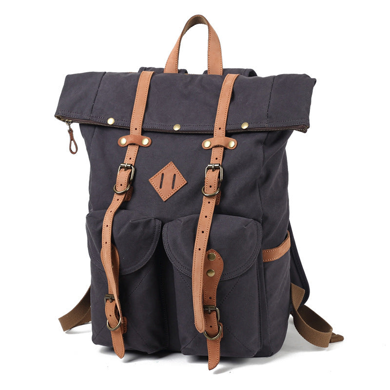 Wax Oil Canvas Backpack Oil Wax Backpack