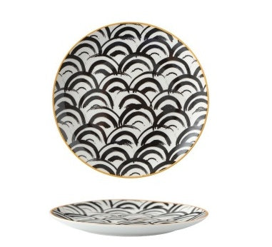 Nordic Geometric Series Ceramic Plate