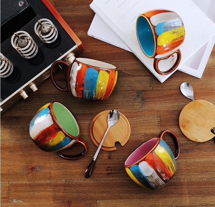 Creative Ceramic Mug for Milk, Coffee & Water